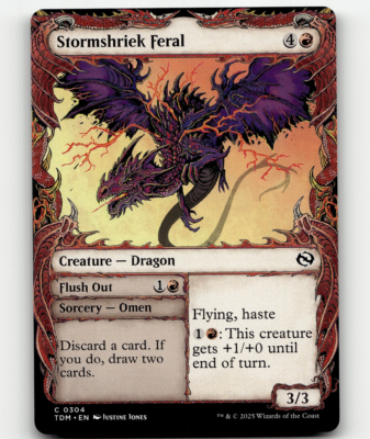 MTG - Stormshriek Feral (Showcase) #304 - Tarkir: Dragonstorm