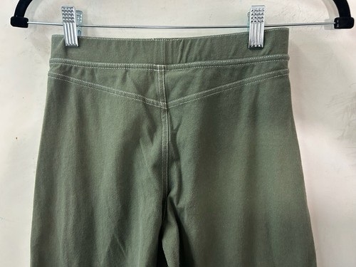 H&M Juniors Size 16 Wide Leg Trousers Cargo Dark Khaki Green Gorp Goblin Core - Picture 10 of 12