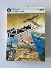 Microsoft Flight Simulator X: Deluxe Edition PC DVD Windows with Product Key