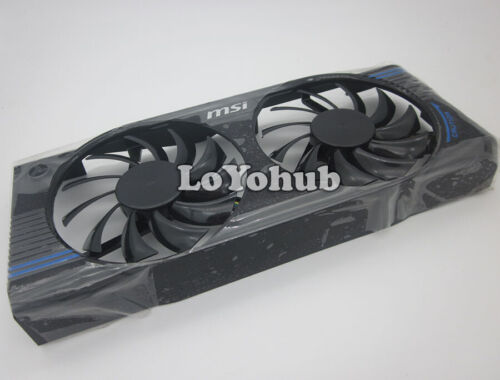 NEW MSI GTX460 GTX560 Extreme V5 Graphics Card Dual Cooling Fan PLD08010S12HH - Picture 4 of 5