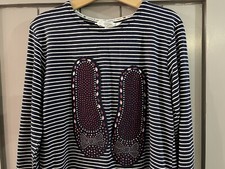 Multicolore | Top col bateau à rayures texturées - Femme - Jersey