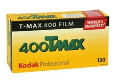 5 Rolls Kodak TMY-120 TMAX-400 ISO 400 Professional Black & White Print Film  