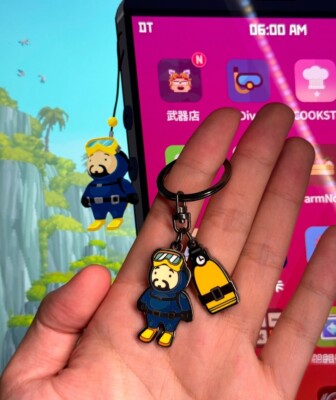 DAVE THE DIVER 2D Metal Keychain | eBay