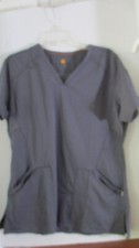 CARHARTT  Gray Short Sleeve SCRUBS SHIRT Women's Medium