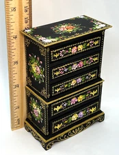 1:12 Artisan Chest Of Drawers Dollhouse Miniature Furniture Hand Painted