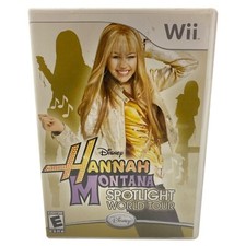 Hannah Montana: Spotlight World Tour - Nintendo Wii Video Game With Manual