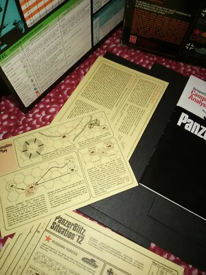 PanzerBlitz Avalon Hill Game Complete 1970 Original | eBay