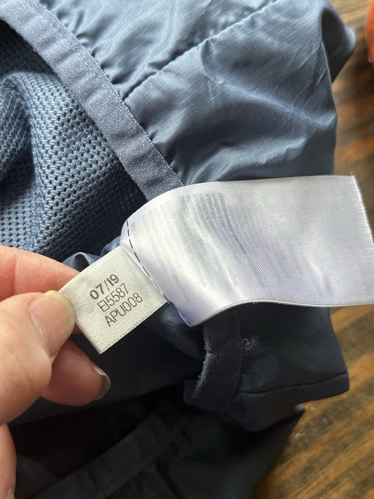 Adidas Jacket Brilliant Basics Code of Sport Blue… - image 9