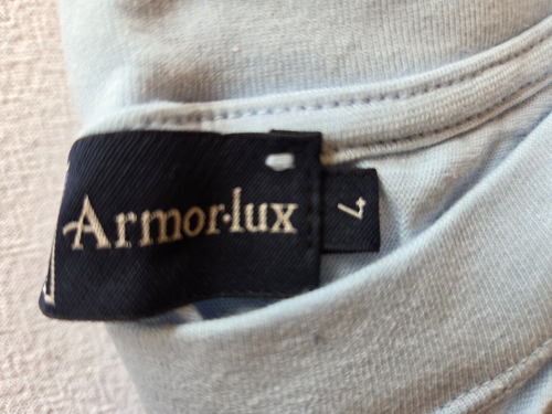 Tee shirt manches courtes bleu taille 4 marque Armor-Lux (vt) - Picture 3 of 3
