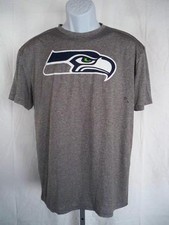 New-Minor Flaw-Seattle Seahawks Youth XLarge 18/20 Gray Athletic Shirt