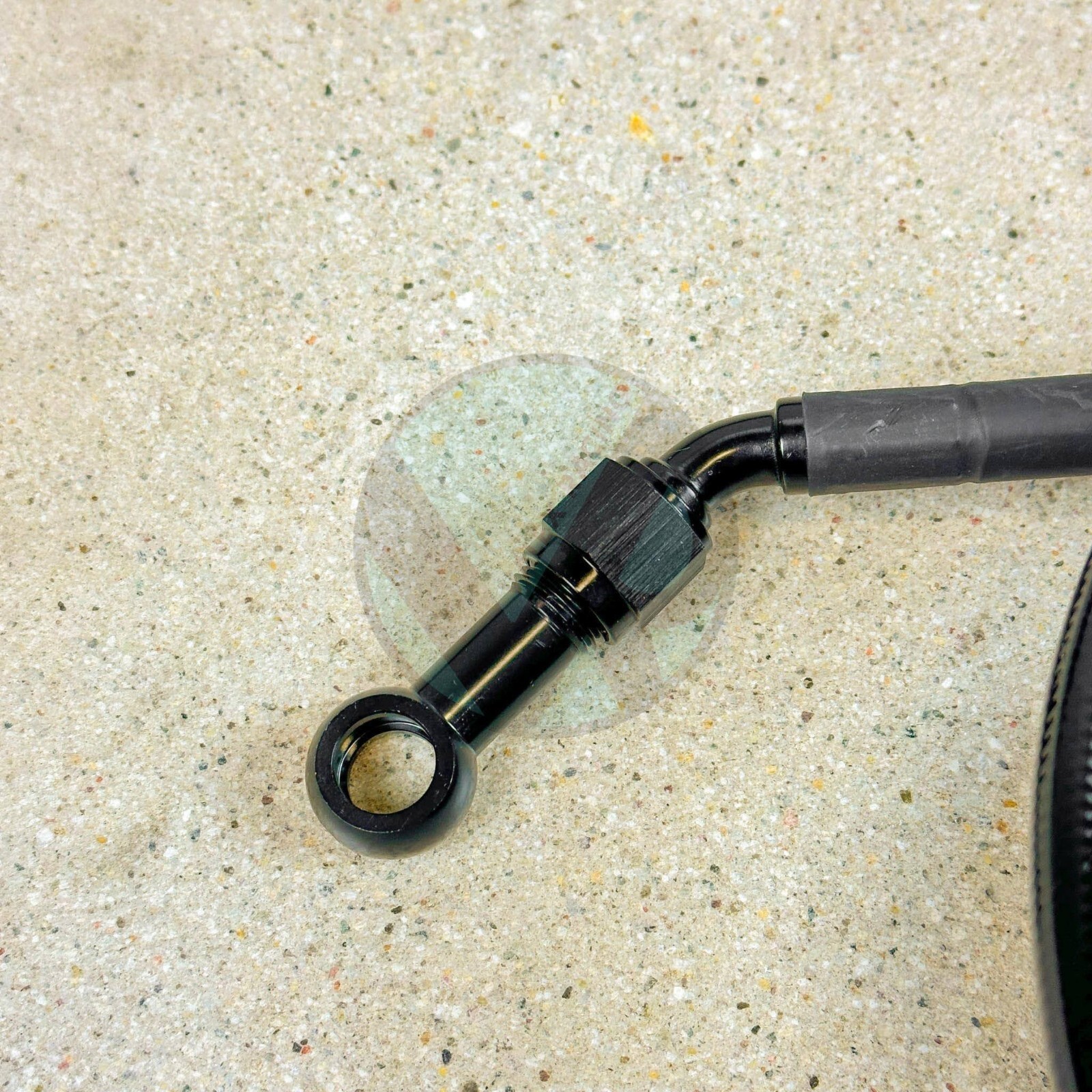 9495 Acura Integra Black Stainless Steel Fuel Feed Line & Rubber