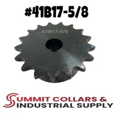  41 Roller Chain Sprocket B Type 5/8" Bore 17 Tooth 41B17-5/8