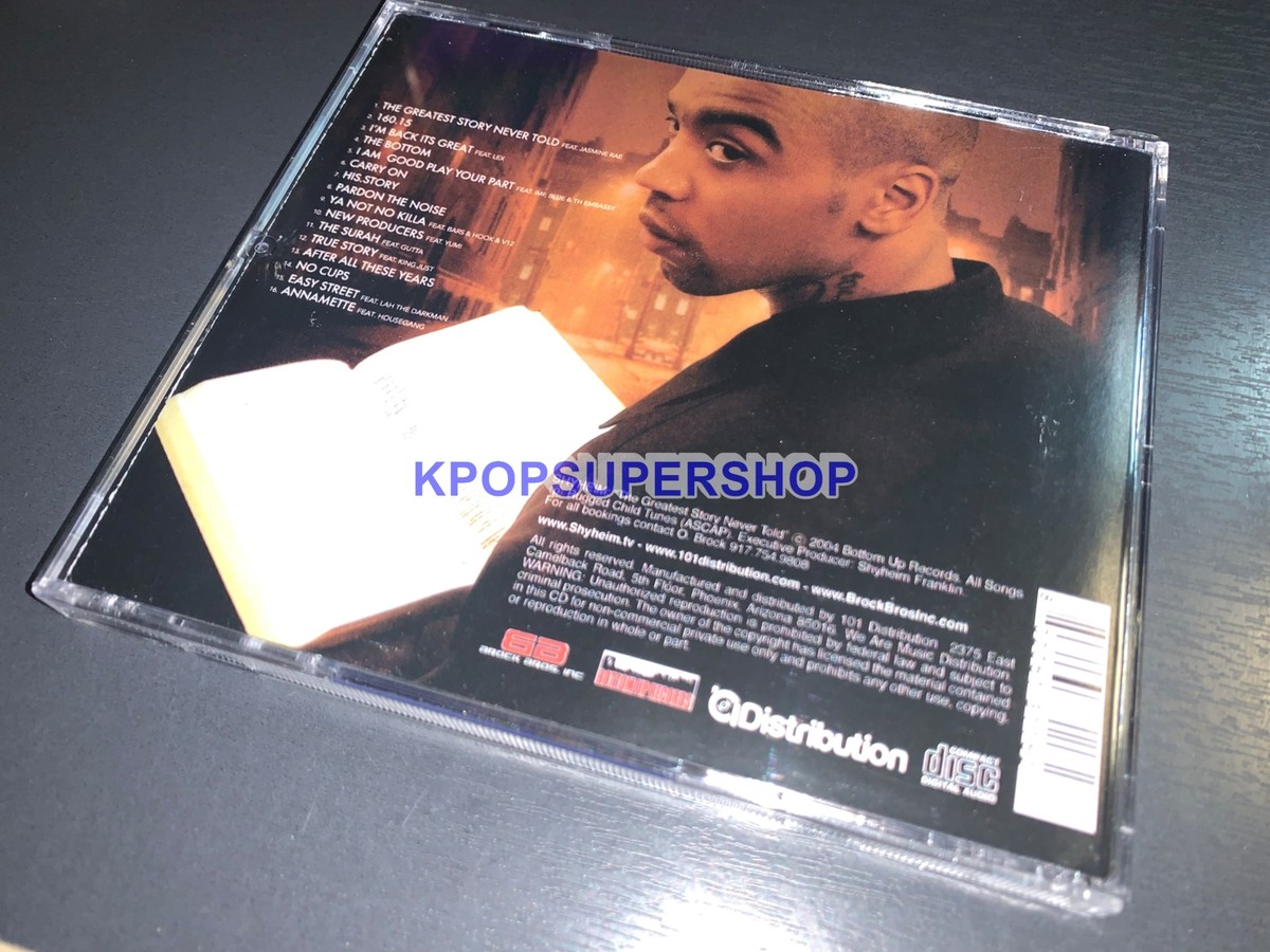 Shyheim Album The Greatest Story Never Told CD Booklet Great