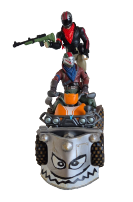 Fortnite Quadcrasher Vehicle With Rust Lord And Burnout 4 Inch