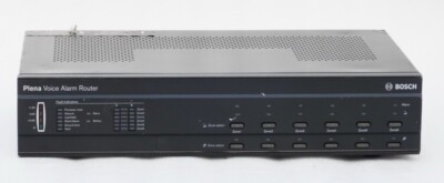 BOSCH PLENA VOICE ALARM ROUTER LBB 1992/00 PUBLIC ADDRESS PA SOUND SYSTEM
