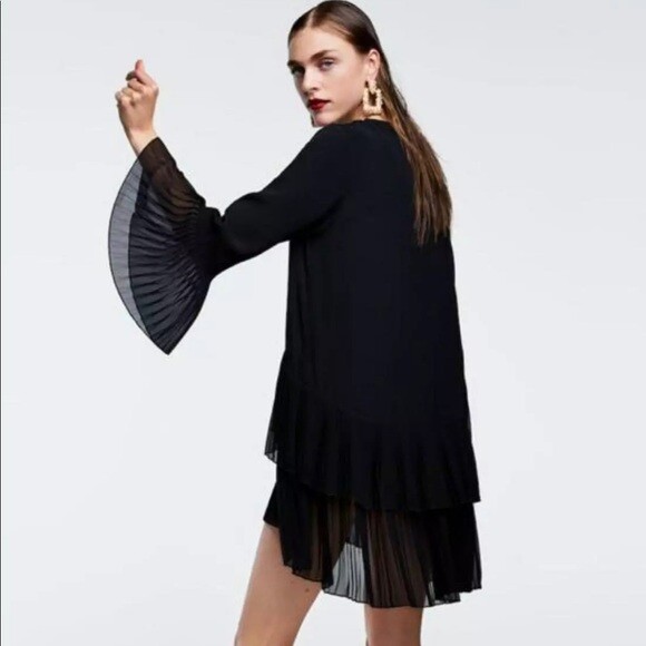 postre maleta dolor LAST size XS NWT ZARA BLACK CONTRASTING PLEATED DRESS BLOUSE TUNIC 2731/243 | eBay postre maleta dolor LAST size XS NWT ZARA BLACK CONTRASTING PLEATED DRESS BLOUSE TUNIC 2731/243 | eBay
