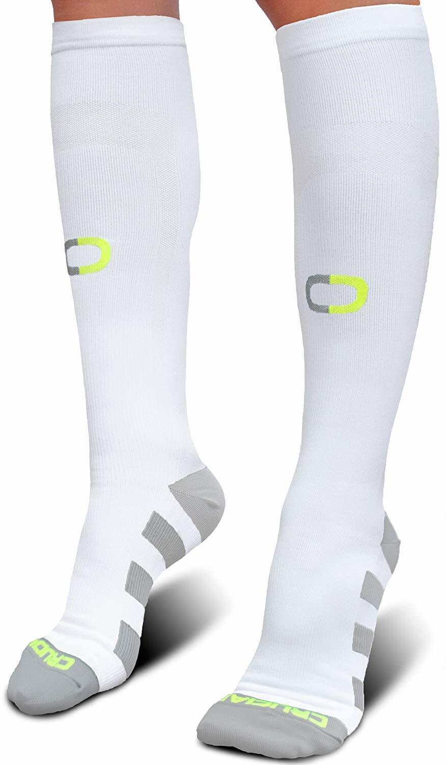 Socks for Men & Women (20-30mmHg) - Best Graduated Stockings for Running, Athlet-image