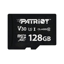 Patriot VX 128GB V30 C10 U3 4K UHD Micro SD Flash Card Dashcam/Home Surveillance
