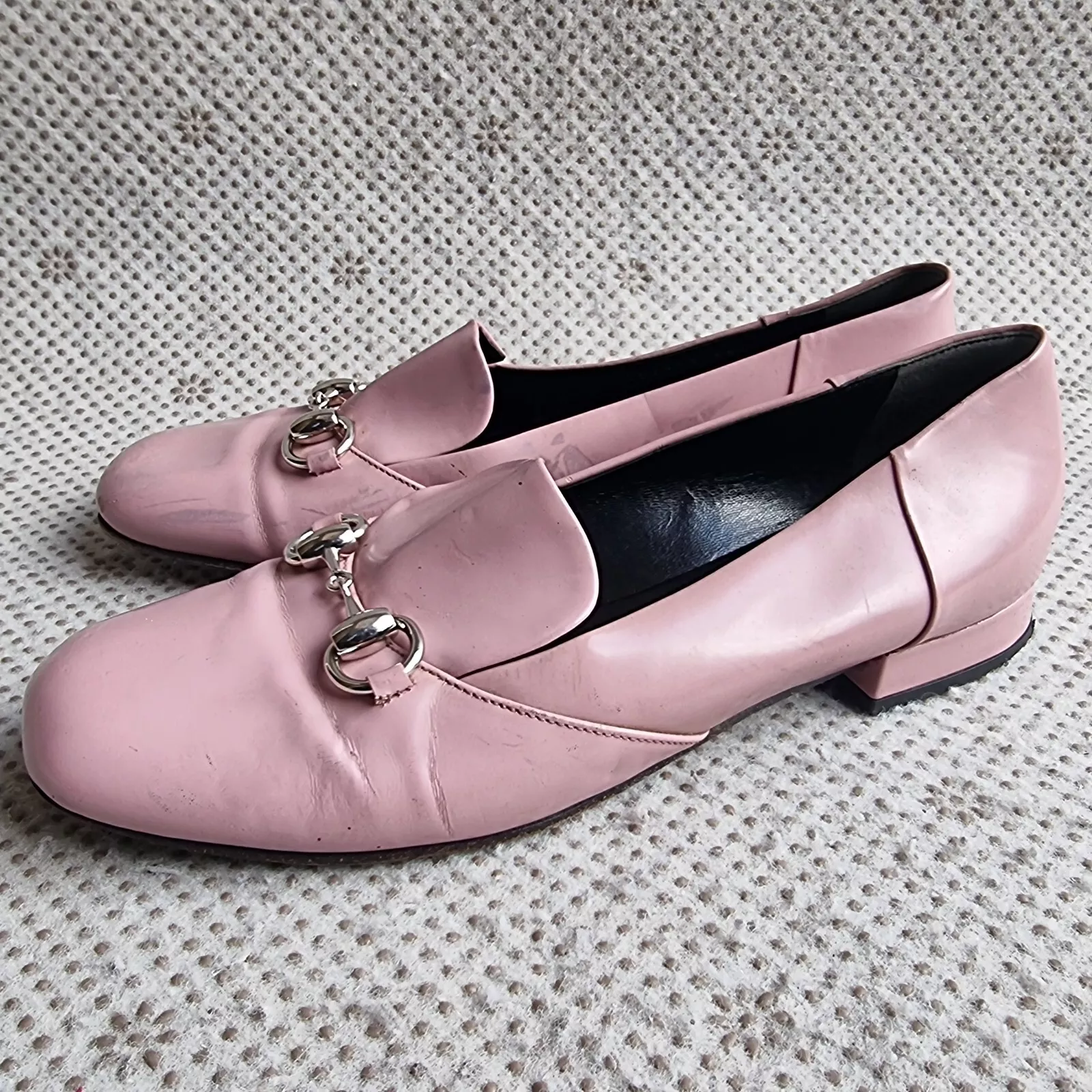 Mocassins Gucci rose Horsebit/2