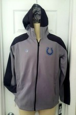 INDIANAPOLIS COLTS Youth Hoodie Size Large 14/16 Zip Front Sweatshirt Gray New