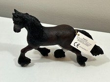Papo Dark Brown Horse With Black Mane With Tags