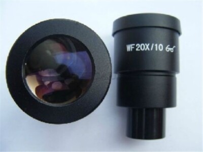 Pair Of Wf 20X Eyepiece For Nikon Olympus Leica Zeiss Stereo Microscope 30Mm kf