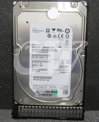 846520-002 861750-B21 HPE 6TB 7.2K 6G Ml HotSwap (512e) 3.5in SATA