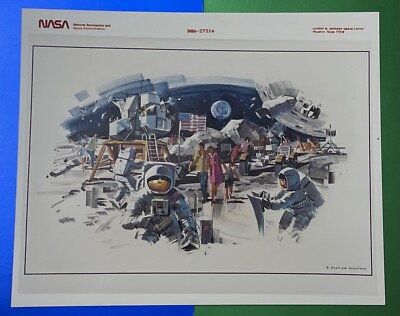 ARTIST RENDERING STS ERA S86-27216 SPECIAL INTEREST NASA RED LETTER PHOTO