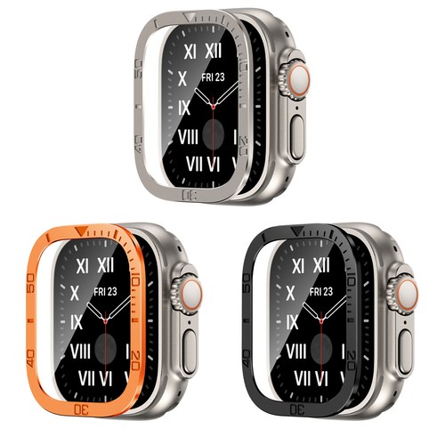 Do Apple Watch Ultra 2/1 49mm Stop aluminium Folia ochronna na ekran Anti-Scratch - Zdjęcie 2 z 14