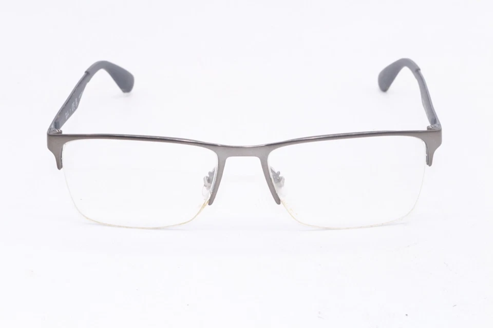 NUEVAS GAFAS RAY-BAN RB 6335 2855 GRIS METAL MONTURAS AUTÉNTICAS 56-17 Foto 3 de 4