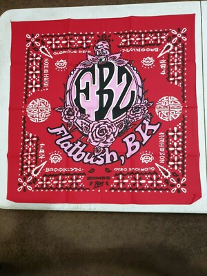 Flatbush Zombies FBZ Zombie Rag Bandana Red