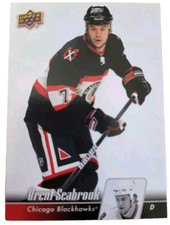 2011 Upper Deck Hockey Card Brent Seabrook NHL Chicago Blackhawks CHI-7 (D4
