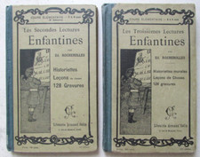 Les secondes et troisièmes lectures Enfantines par Ed. Rocherolles Armand Colin
