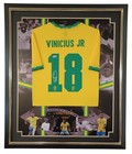 BRAZIL Vinicius Jr Vini Jr Signed Shirt Autographed Jersey & BECKETT COA