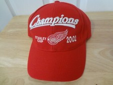 Vintage NHL Detroit Red Wings Snapback Cap Hat NEW NWOT 2002 Stanley Cup Champs