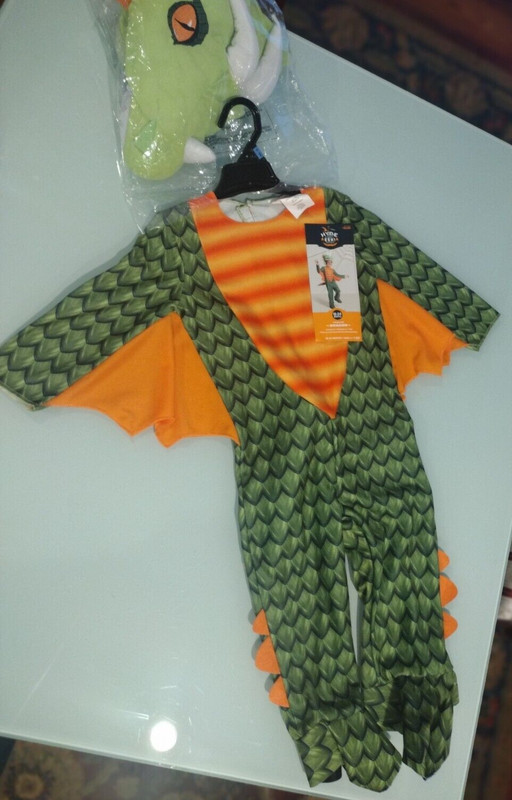 NWT HYDE AND EEK! KIDS TODDLER DRAGON HALLOWEEN COSTUME SIZE 18 - 24 MONTHS NEW