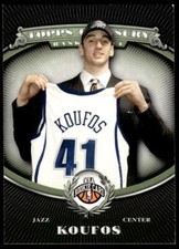 2008-09 Topps Treasury 120 Kosta Koufos Utah Jazz RC Basketball Card