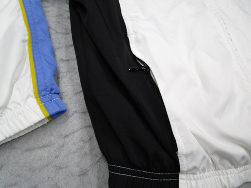 Vintage Nike Jacket Boys Medium 8-10 White Tennis Court Challenge Full Zip 90s - Picture 5 of 14