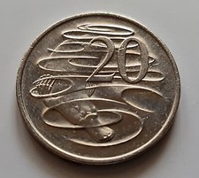 COIN VINTAGE AUTHENTIC AUSTRALIA 20 CENTS 1996