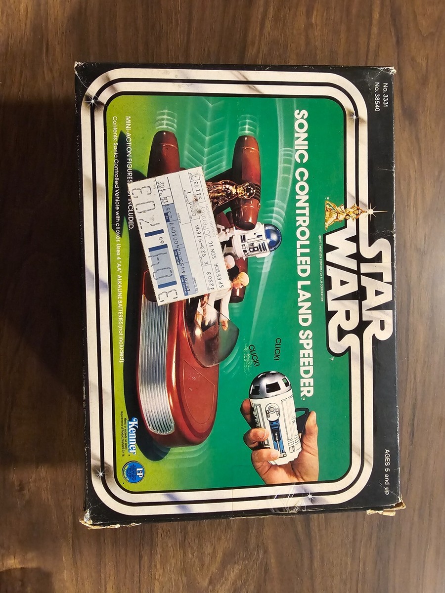 Vintage Star Wars Sonic Controlled Land Speeder Kenner w/Box Vintage Star Wars Sonic Controlled Land Speeder Kenner w/Box