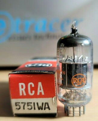 Tube électronique 12AV7 RCA - Neuf, Stock Ancien