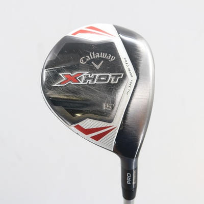 #ad Callaway X Hot Pro 3 Fairway Wood 15 Deg Graphite Project X S Stiff RH G 160254 $80.74