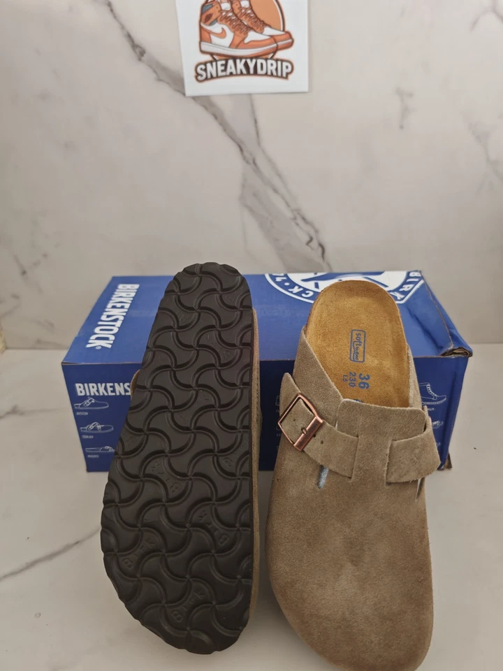 Sabot Birkenstock Boston TAUPE - REGULAR FIT -  VARI NUMERI dal 36 al 45 - Immagine 3 di 4