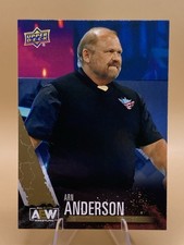 2021 Upper Deck AEW Gold Parallel #71 Arn Anderson Trading Card FREE SHIPPING 1B