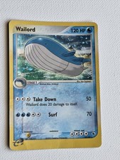 Wailord 14/109 Ruby and Sapphire Holo Rare EReader 2003 MP Pokemon Card on eBay
