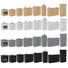 Vida Designs Trega Chest of Drawers, Wardrobe, Bedroom Furniture Storage Cabinet