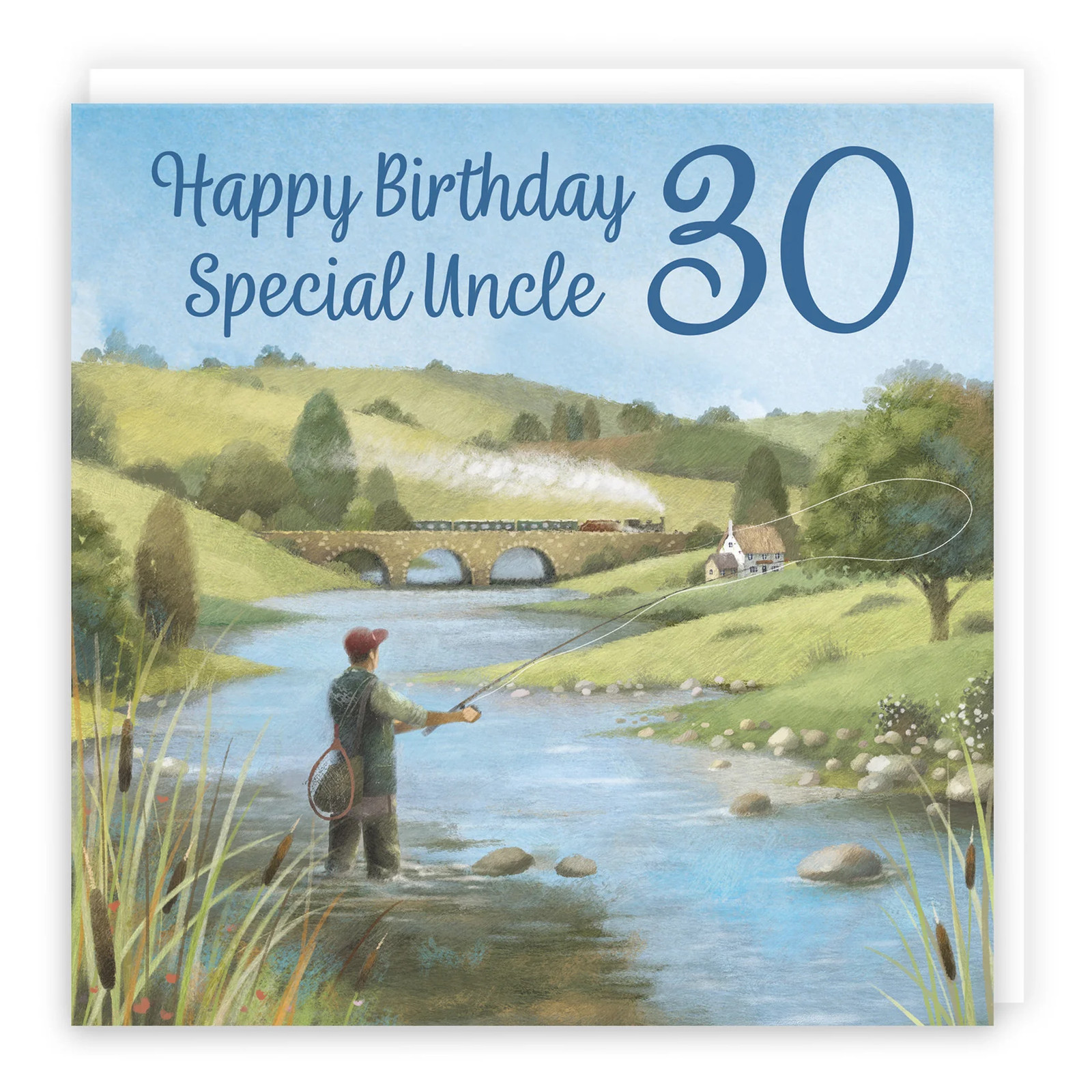 30th Uncle Fly Fishing Birthday Card Milo's Gallery