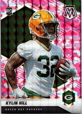 2021 Panini Mosaic #374 Kylin Hill Prizm Camo Pink