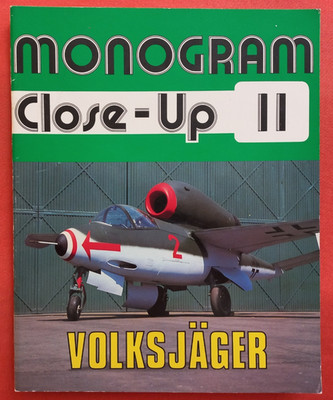 Monogram Close-Up 11, VOLKSJÄGER Heinkel He 162