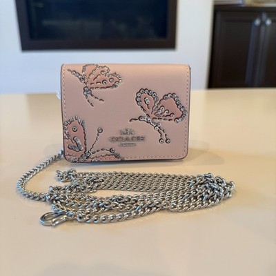 Coach Mini Wallet On A Chain CZ278 CCI81 CCI80 CDE98 Cherry Print